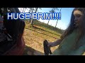 first time my daughter caught her first big brim!