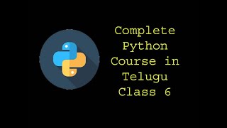 Python in Telugu  Class 6