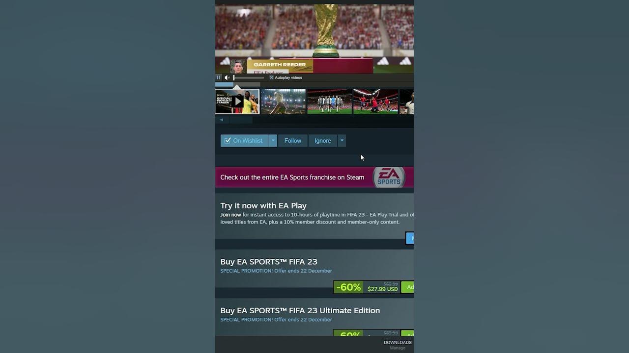 FIFA 22 - Steam - Promotop