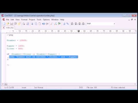23.  Logical Operators PHP Course Beginner PHP Tutorial  Redstone