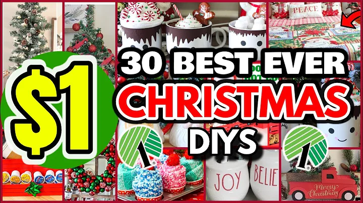 30 DOLLAR TREE Christmas DIYS you SHOULD be trying...
