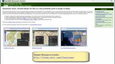 ArcGIS Viewer for Flex: A Quick Introduction
