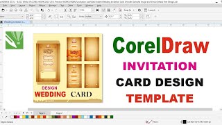Shadi Card Banana Sikhe Coreldraw Me Step By Step // Wedding Card Banaye Step By Step Full Tutorial