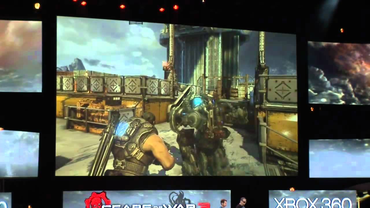 E3 2011 Gears of War 3 Campaign Demo Featuring Ice T YouTube