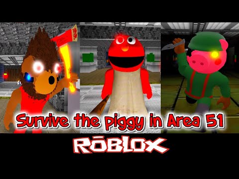 Piggy Puppet Survive The Piggy In Area 51 By Random Meme Group Roblox Youtube - survive chara and sans in area 51 roblox