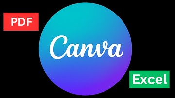 Canva Tutorial / How To Convert PDF To Excel In Canva