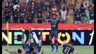 PSG v Leipzig - Wijnaldum and Neymar strikes - FIFA 22 on PC