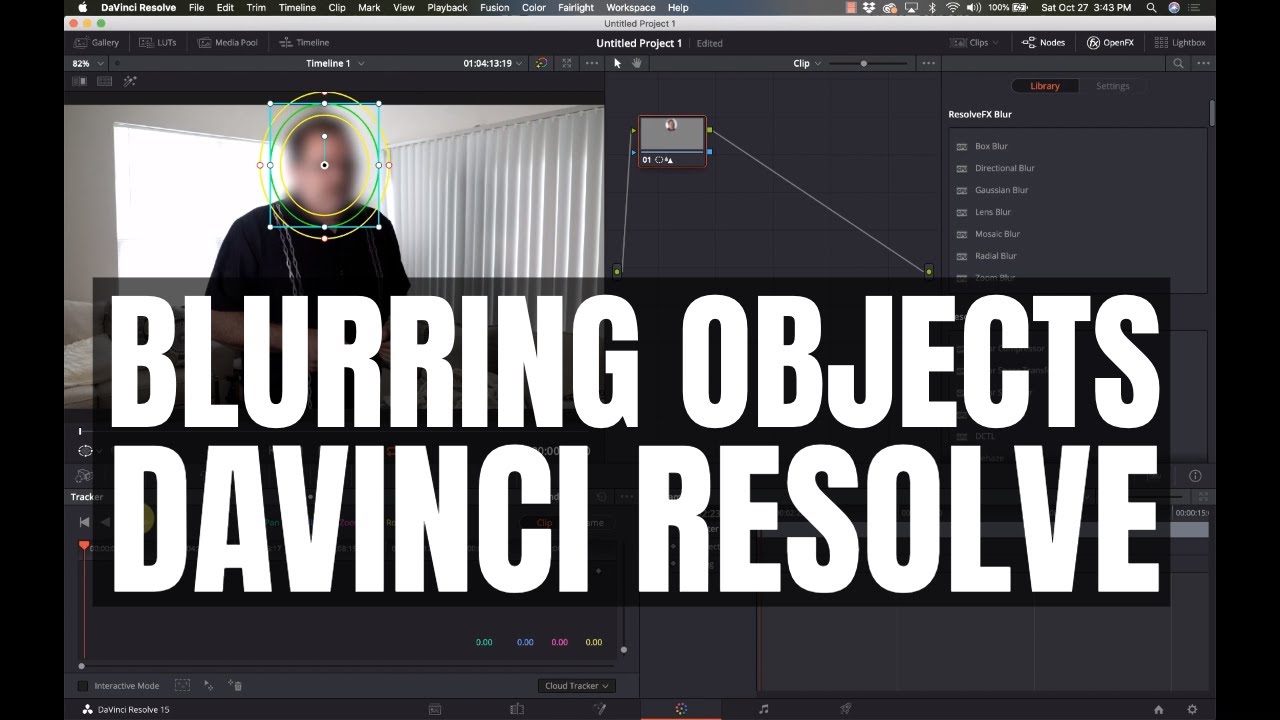 Blurring Objects Davinci Resolve Youtube - roblox how to make a blur effect intro