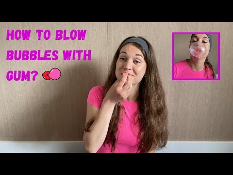 Video: How to blow gum bubbles correctly?