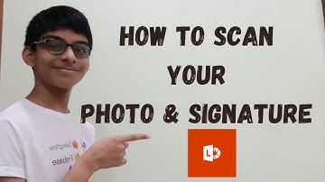 How to Scan Photo & Signature using Microsoft Lens