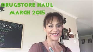 Drugstore haul March 2015