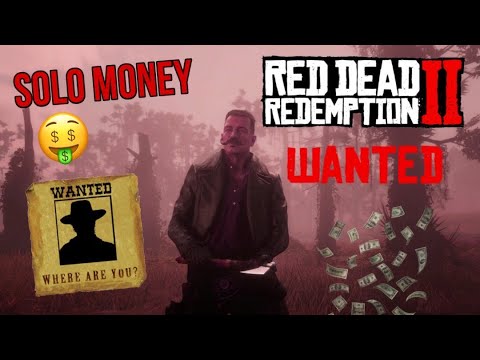 Видео: Как заработать на лицензии охотника за головами в одиночку. Red Dead Online.