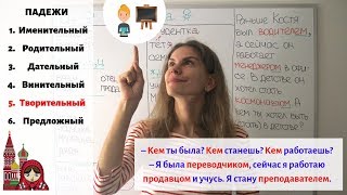 Творительный падеж. Существительные. Часть 1 || Падежи