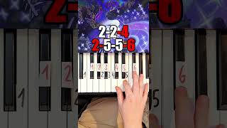Through Patches of Violet Piano Tutorial #shorts