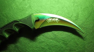 CS GO KARAMBIT FADE ENGRAVING