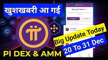 Pi Network Big Update 🔥 | Pi DEX & AMM Launch? | Pi GCV Value | Pi Coin Price Prediction
