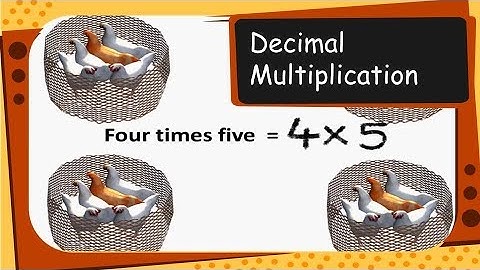 Maths - Decimal Multiplication - English