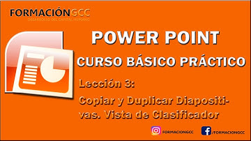 Curso de Microsoft PowerPoint   lección 3  Copiar y duplicar diapositivas