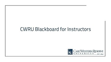 Introduction to Blackboard for Instructors