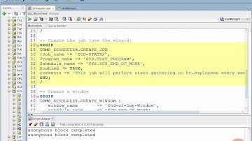 0510 Demo 2 Building Jobs With SQL Developer