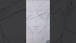Gojo saturu 🔪#shortsfeed #art #trendingshorts #drawing #shortsfeed #artist #viralshorts #nikkuvlogs