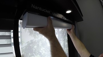 How To Take Down Silhouette and Nantucket Window Shades: Hunter Douglas Shade Removal