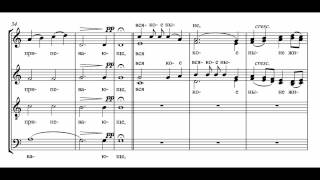 Tchaikovsky 9 Sacred Pieces No. 3 - Cherubic Hymn 3 chords