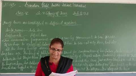 Class 5th Sub. EVS Ch. 7 Glory of trees