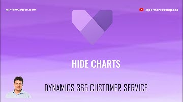 How to hide charts in Dynamics 365 Customer Service Hub application?