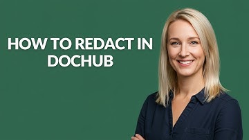 How to Redact In Dochub - Julia