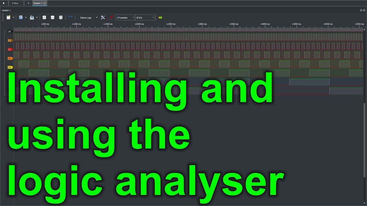 7e - Установка и использование логического анализатора (блоки E, 3)