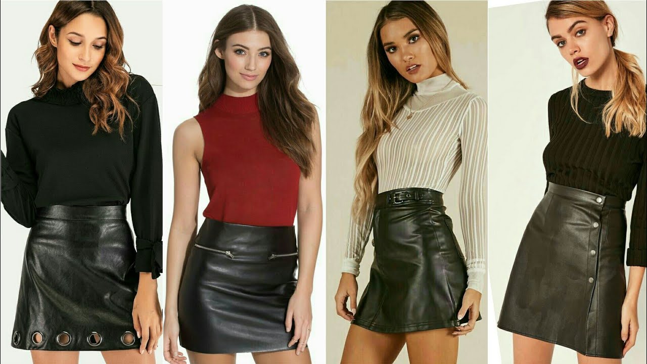 Spectacular & Beautiful Leather skirts collection for ladies # ...