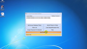 How To Use MS Access File Size Reduce Software