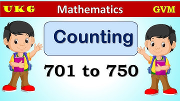 Class UKG | Math | Counting 701 to 750