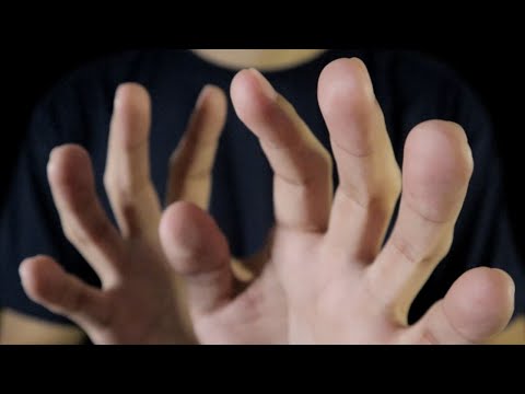 ASMR Hand movements/ face touching and tickling with Mouth sounds