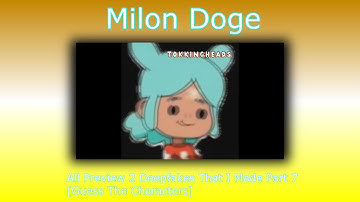 All Preview 2 Deepfakes That I Made Part 7 [Guess The Characters]