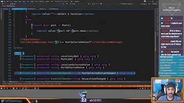 Blazor StateHasChanged Blazor forms and drop downs