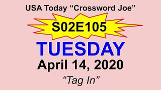 S02E105 USA Today Crossword Tag In April 14, 2020