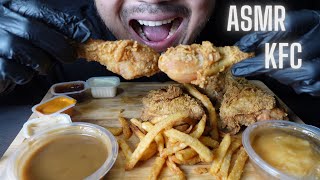 ASMR eating Kentucky Fried Chicken NO TALKING