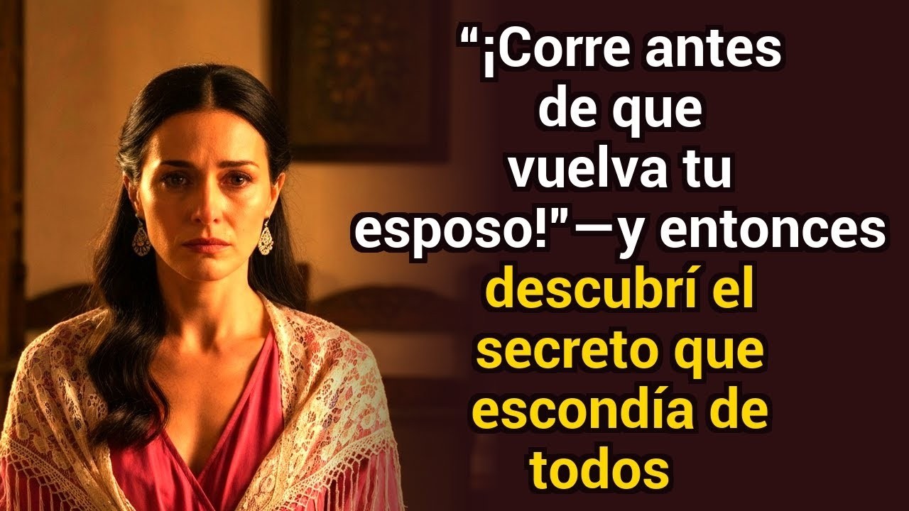 “¡Corre antes de que regrese tu esposo!” — luego descubrí el secreto que escondía de todos