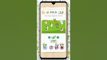 Brain Test Level 223(How many dogs 🐕🐶 are there? 🤔)walkthrough solution.