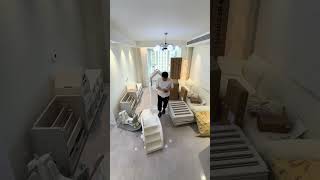 Congratulations to my daughter on getting a new bedroom and a living room. Living room renovatio