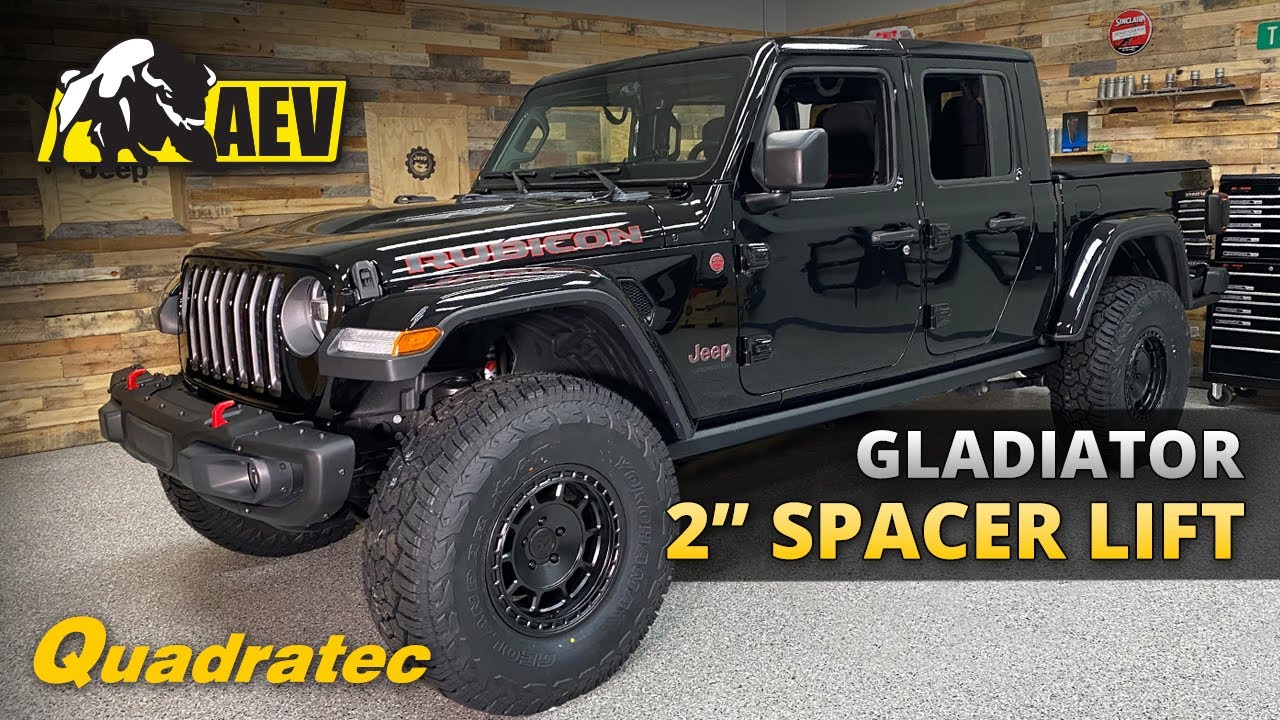 AEV 2 inch Spacer Lift for Jeep Gladiator - YouTube