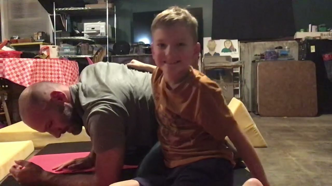 Me and my dad wrestling (part 3)