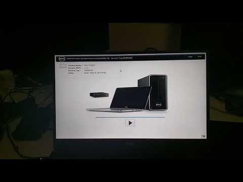 Dell XPS running ePAS Diagnostics Pre boot system Assessment
