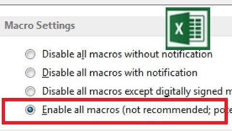 How to Enable Macros in Excel 2013 and 2010