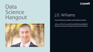 JD Williams @ Zoetis | 6steps for POC to production & longterm value | Data Science Hangout