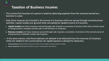 Introduction to Taxation (456, 5445) | Program 04 | Taxation of Heads of Income Part 2 | AIOU
