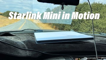 Will Starlink Mini Work While Driving?