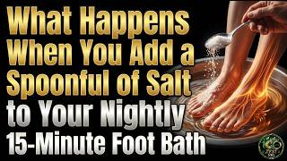 What Happens When You Add A Spoonful Of Salt To Your Nightly 15 Minute Foot Bath